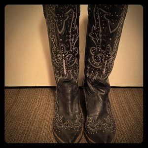 Johnny Ringo tall too cowboy boots